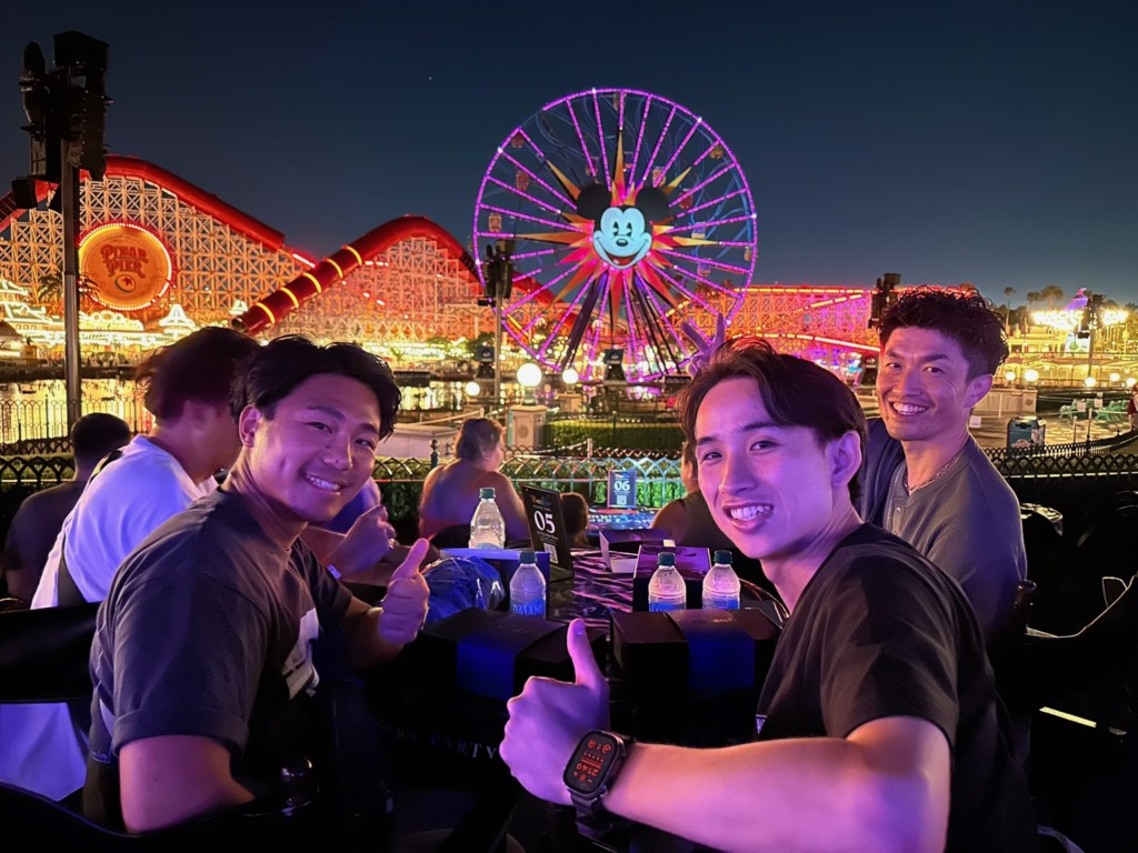 アナハイムディズニーの水上ショー