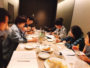 カフェミーティング ランチ ヒルトン